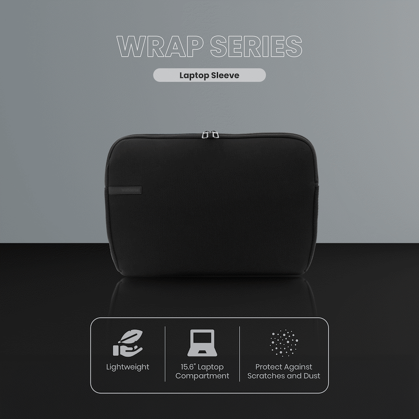 Volkano Wrap Series Laptop Sleeve 15.6" - Black - image 14