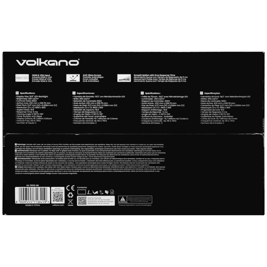 Volkano 19.5" TN Monitor with HDMI/VGA, 75 Hz - image 14