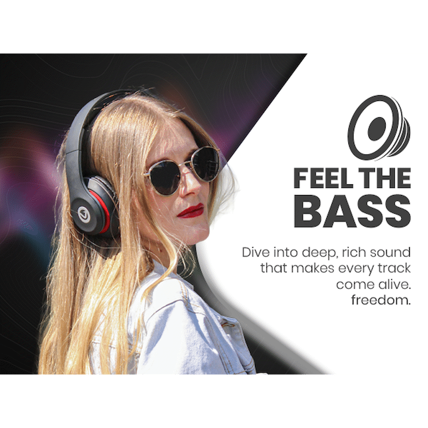 Volkano Falcon Headphones with Microphone - Black - image 14