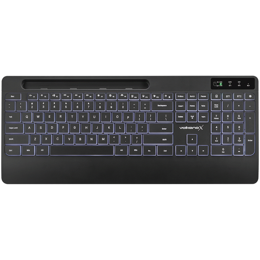 VolkanoX Gem Bluetooth Wireless Keyboard and Mouse - Black - image 14