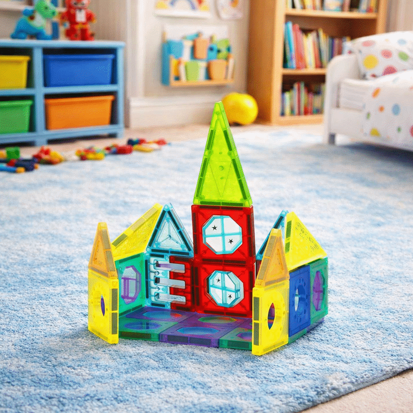 56 Magnetic Tiles, Windows and Stickers - image 14
