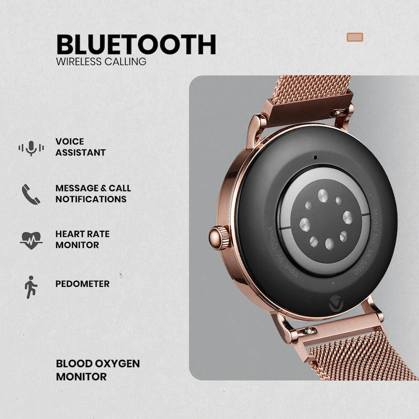 Volkano Valencia Series Ladies Smart Watch - Rose Gold - image 14