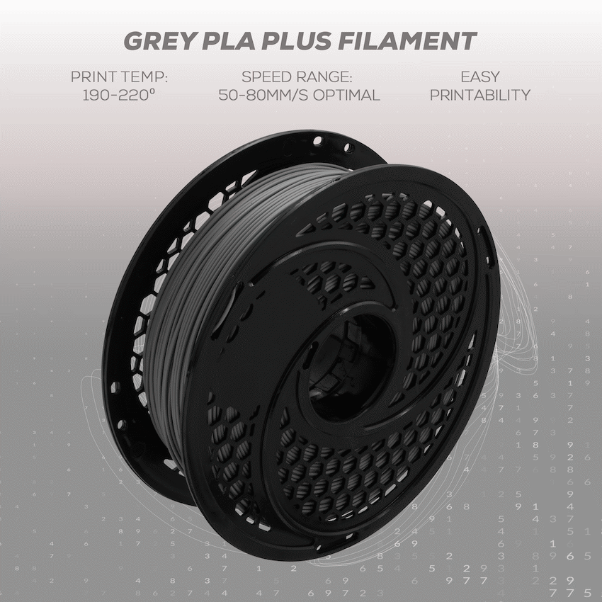 SA Filament Silk PLA Plus Gloss Filament 1kg - Grey - image 14