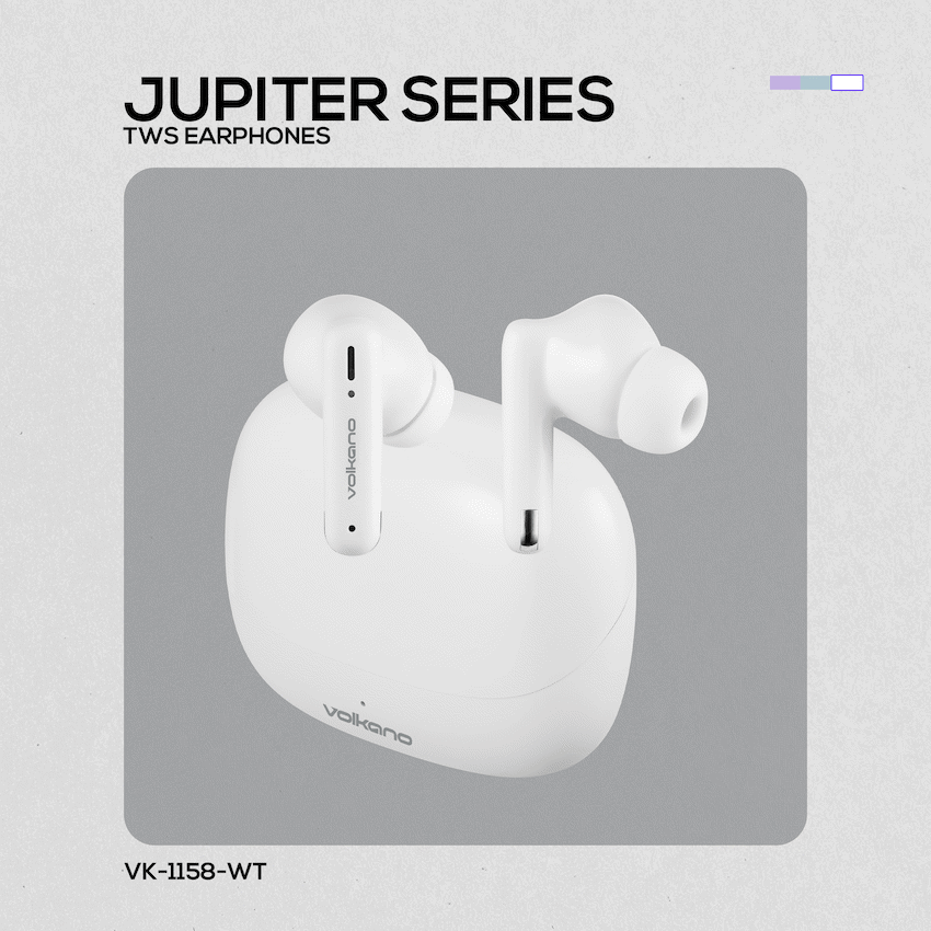 Volkano Jupiter Series TWS Earphones - White - image 14