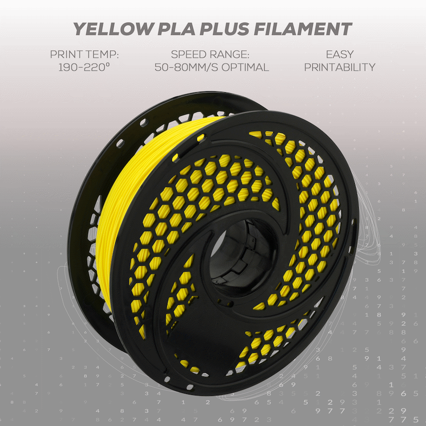 SA Filament Silk PLA Plus Filament 1kg - Yellow - image 14