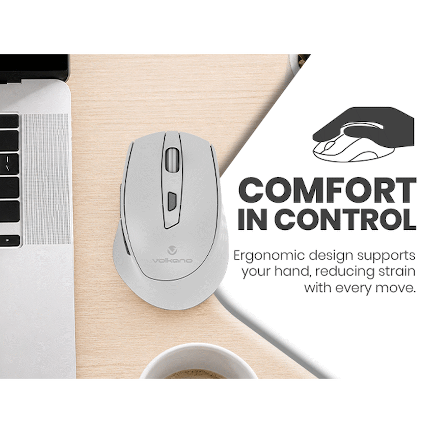 Volkano Chrome Series Wireless Mouse - Gray - image 14