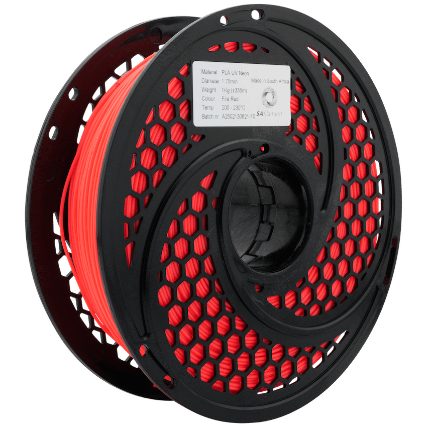 SA Filament PLA UV Neon Filament 1kg -  Fire Red - image 14