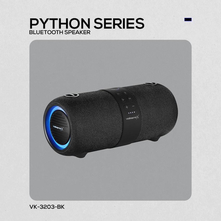 VolkanoX Python Series Bluetooth Speaker - Black - image 14