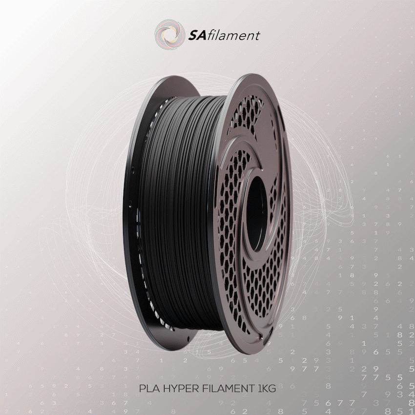 SA Filament PLA Hyper Filament 1kg - Black - image 14