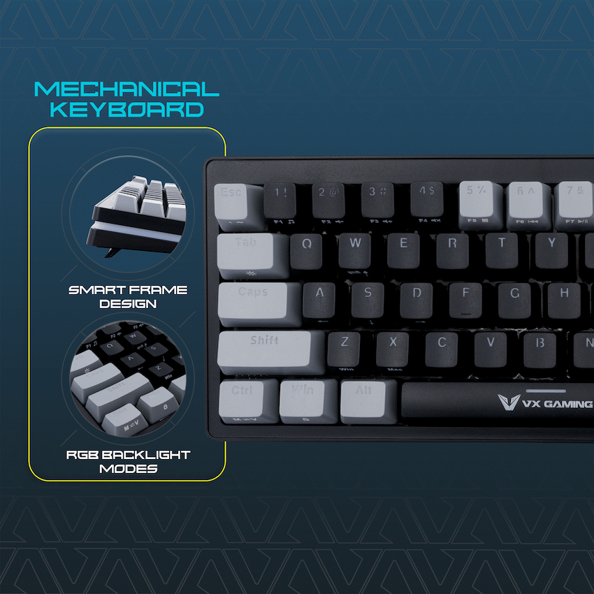VX Gaming Sun-Wukong RGB Hot Swappable Mechanical Keyboard - image 14