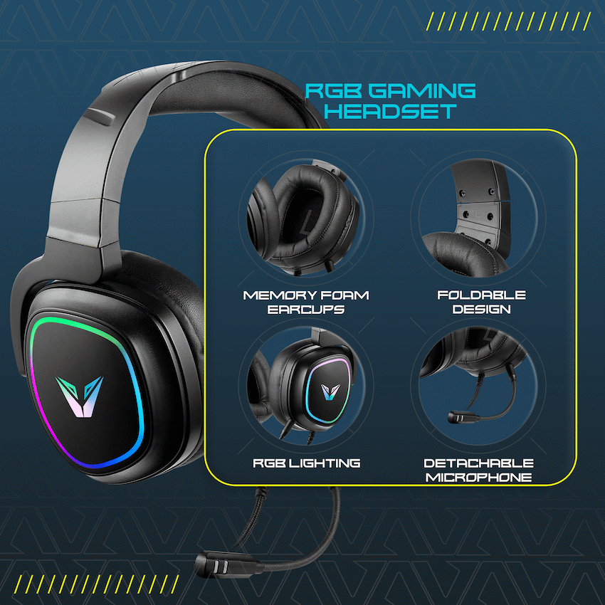 VX Gaming Thunder series Gaming Headset RGB - image 14