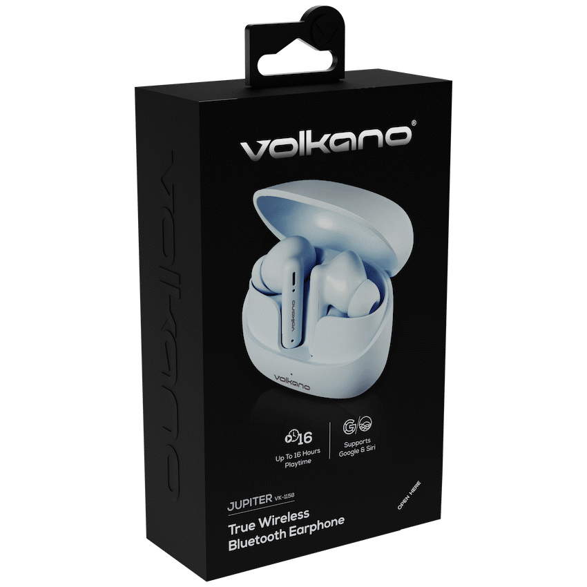 Volkano Jupiter Series TWS Earphones - Pastel Blue - image 14