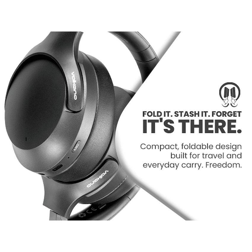 Volkano Odyssey ANC Bluetooth Wireless Headphone - Black - image 14