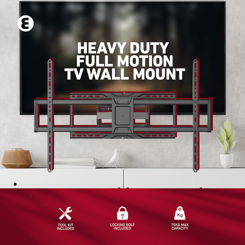 Ellies Solid Series Heavy Duty Full Motion TV Wall Mount 50" -105" - image 14
