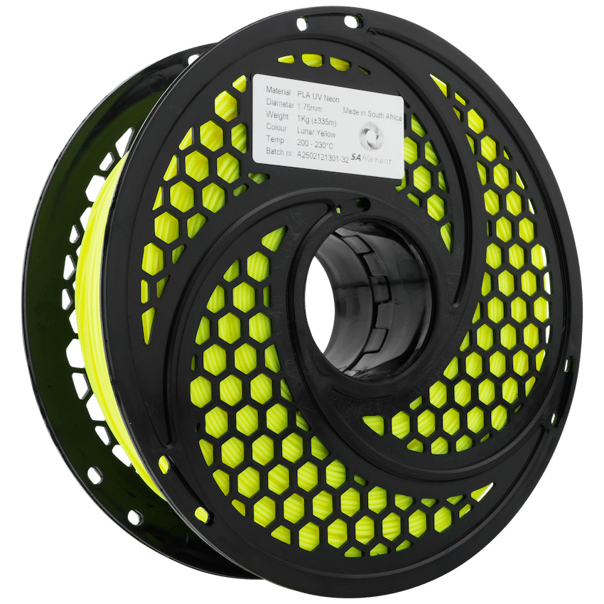 SA Filament PLA UV Neon Filament 1kg -  Lunar Yellow - image 14