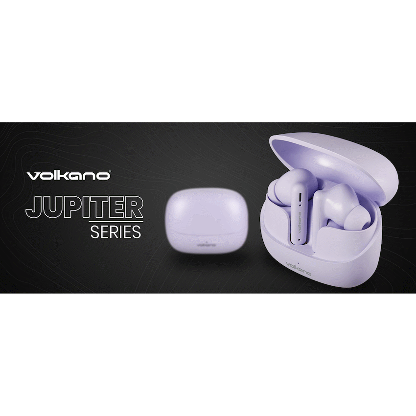 Volkano Jupiter Series TWS Earphones - Pastel Purple - image 14