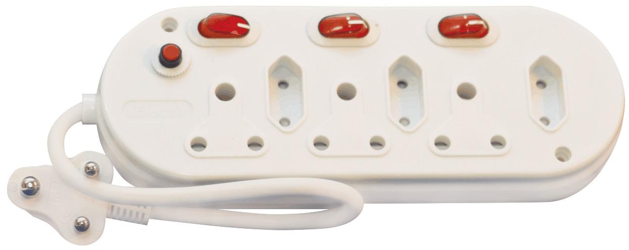 6 WAY MULTI-PLUG WITH SWITCH