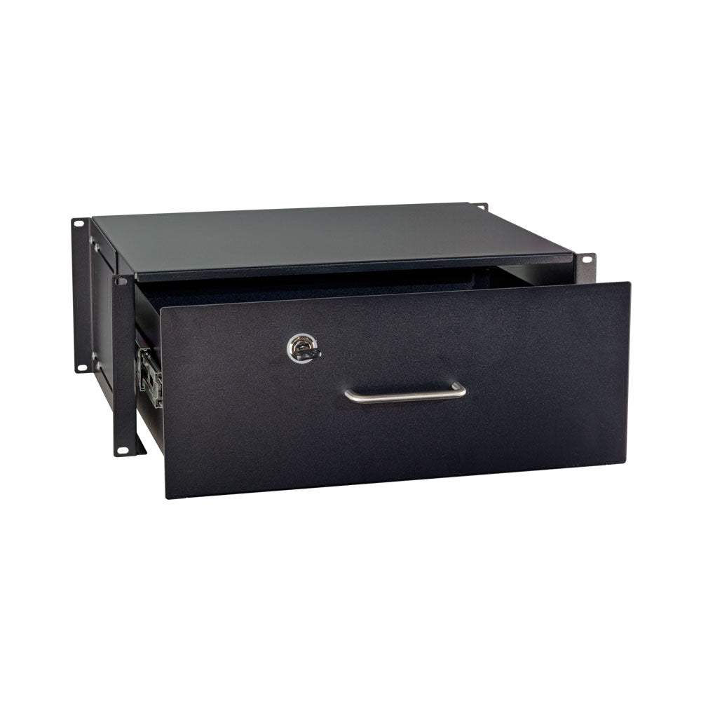 4U RACKMOUNT LOCKABLE DRAWER - 350MM DEEP