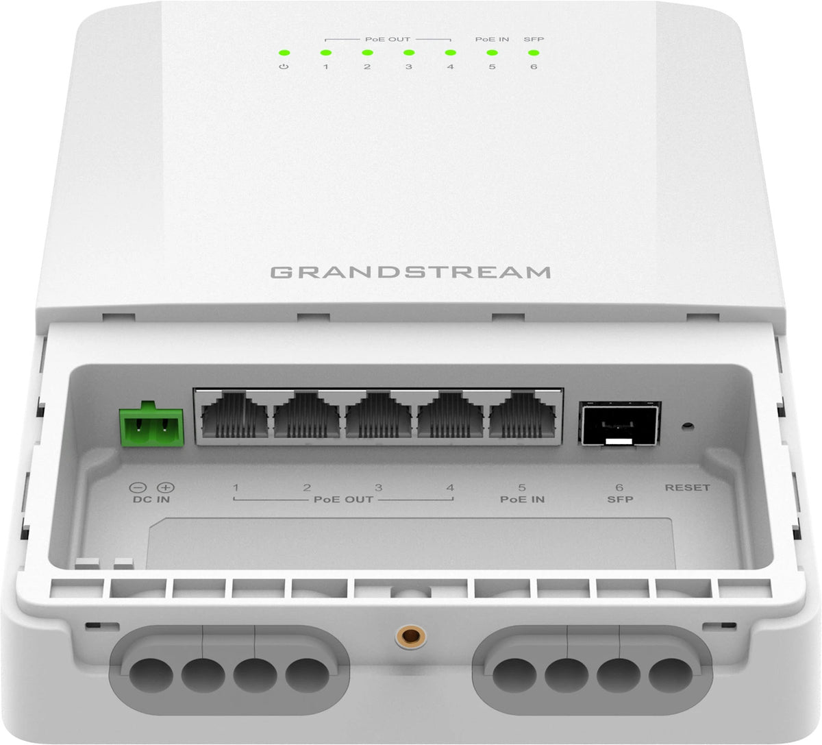 Grandstream Enterprise 5 port Outdoor IP66 Lite Cloud Managed GbE PoE Switch | GWN7710R - image 3