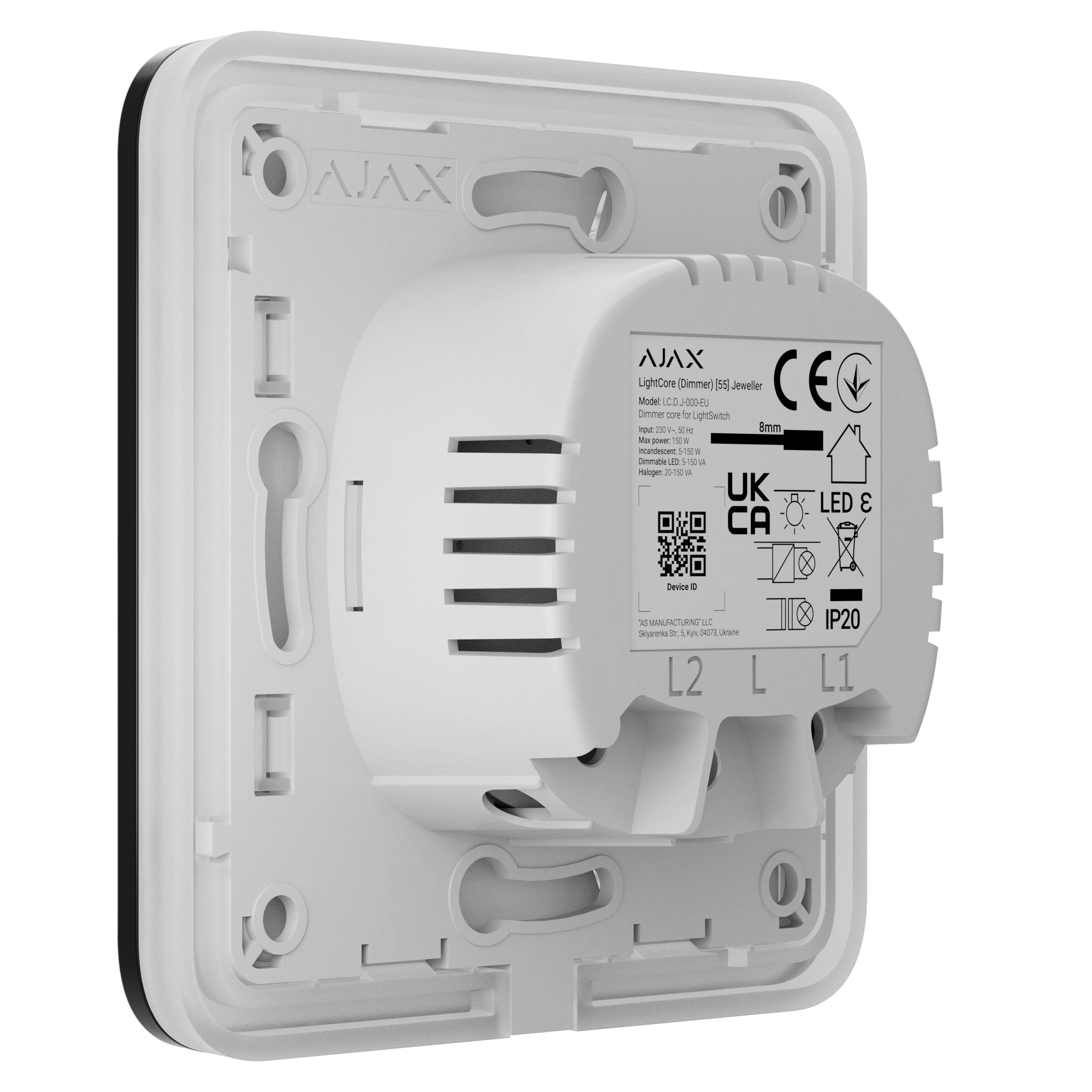 AJAX Security - Black SoloButton (Dimmer) | AJAX-SB-DIM-B - image 5