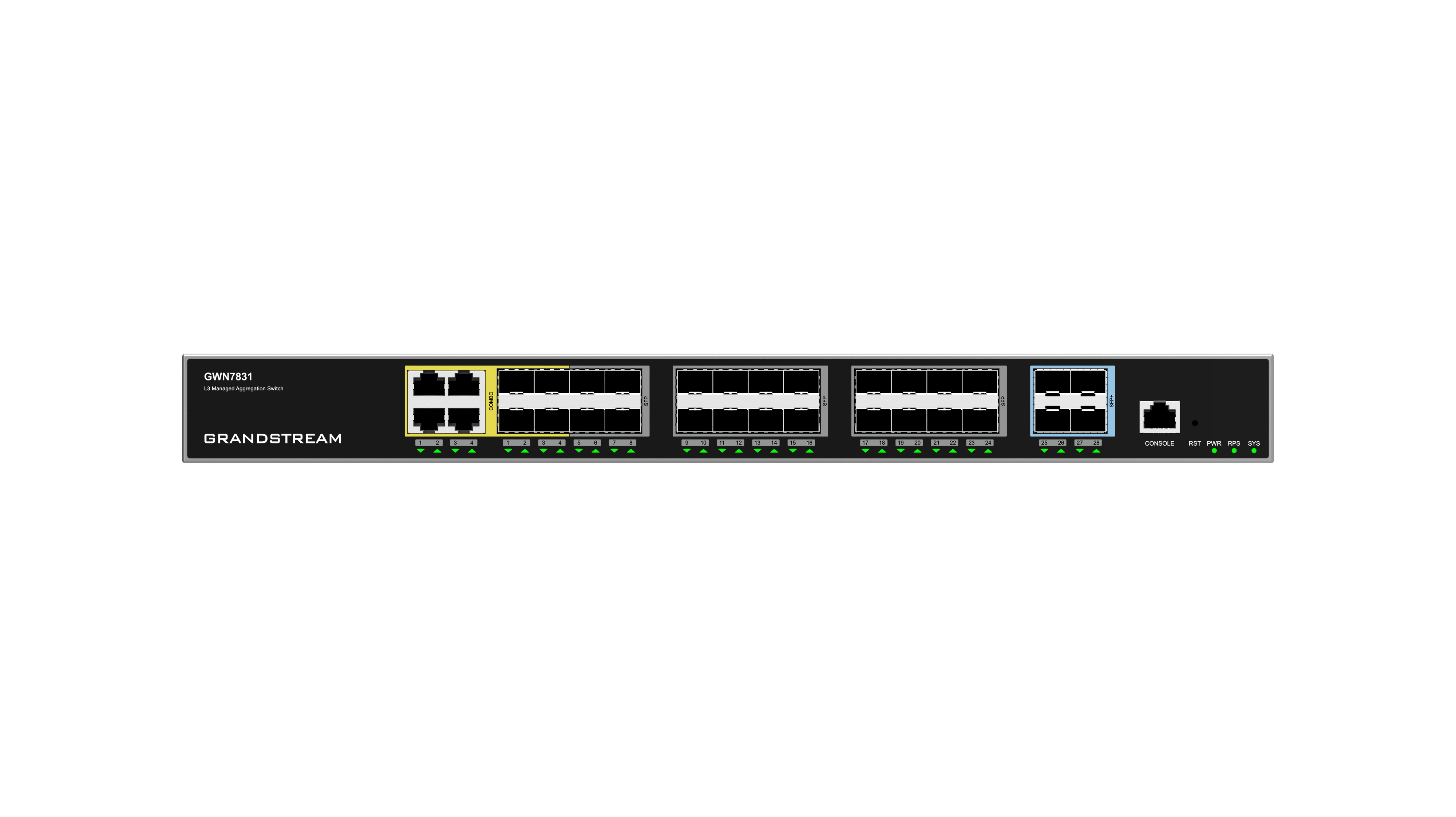 Grandstream Enterprise L3 Aggregation Managed Switch | GWN7831 - image 2