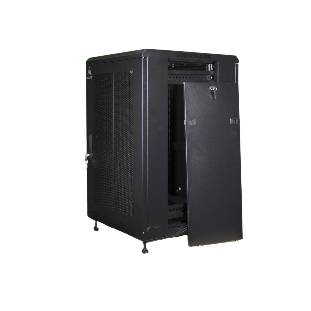 Acconet 18U Unassembled Floor Standing 600mm Cabinet Perforated - image 5
