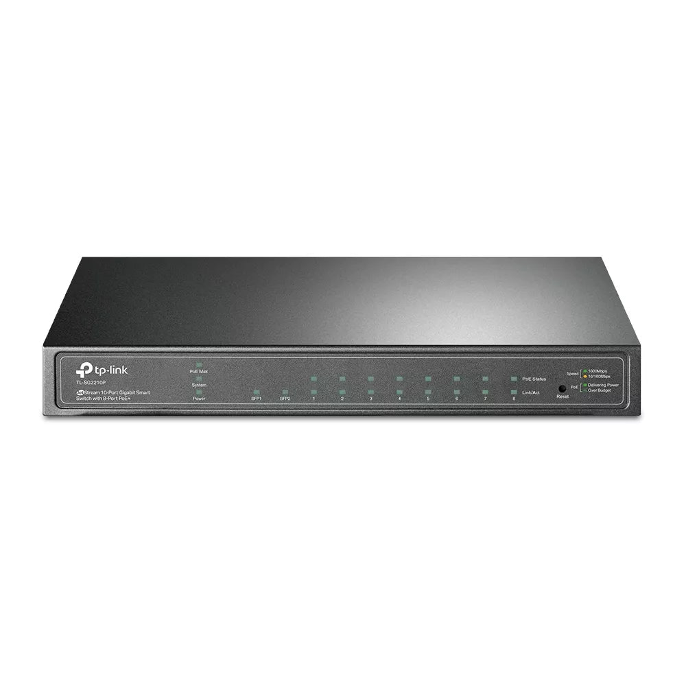 TP-Link JetStream 10-Port Gigabit Smart Switch with 8-Port PoE+ | TP-SG2210P - image 3