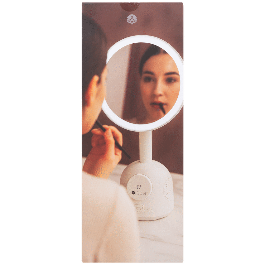 ZEN Unify Series Wireless Phone Charger with Bluetooth Speaker and Mirror - White - image 15