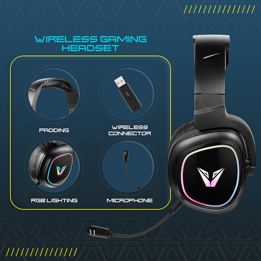 VX Gaming Stealth Series Wireless Gaming Headset - RGB - image 15