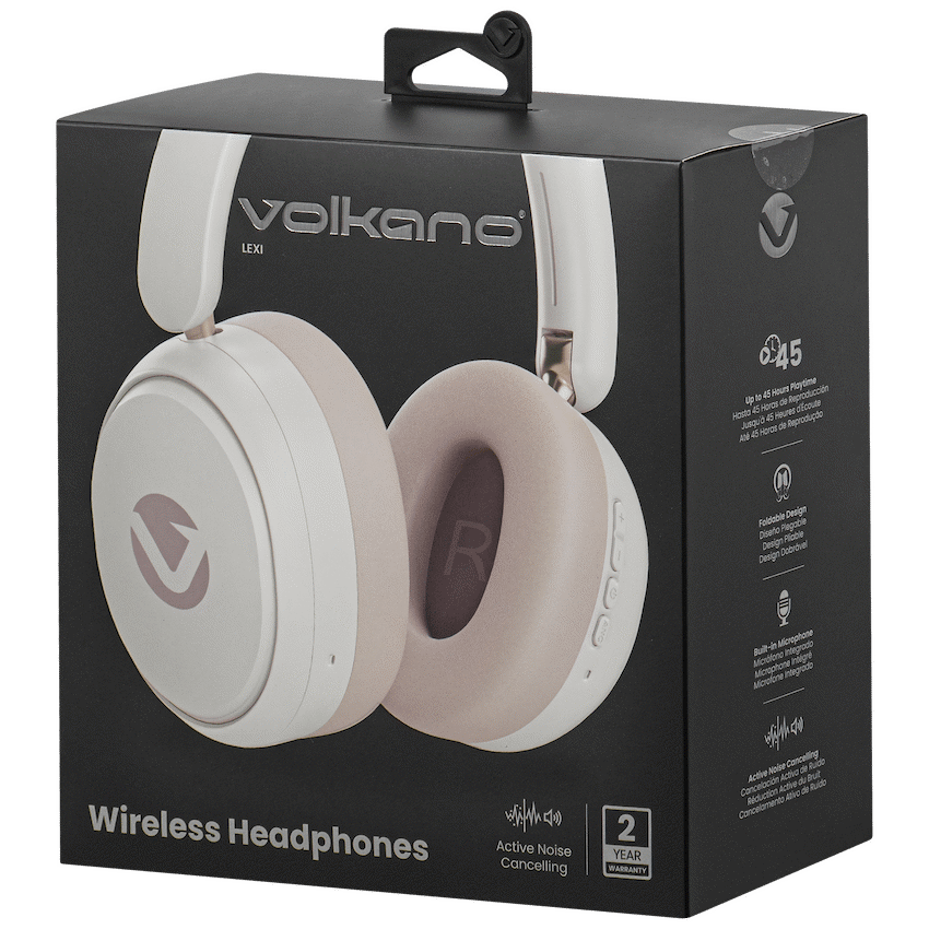Volkano Lexi Bluetooth Headphone with ANC - Nude - image 15