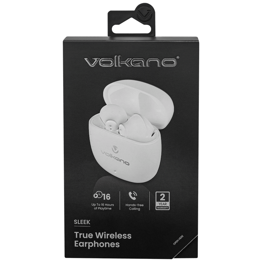 Volkano Sleek Series TWS Earphones - White - image 15