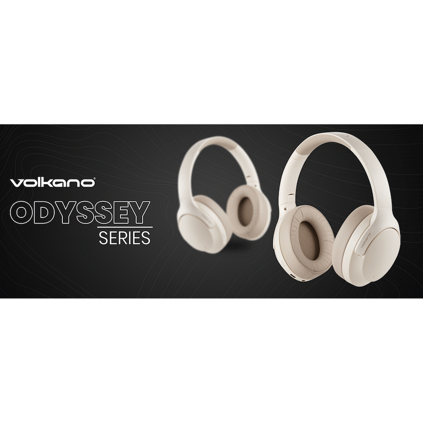 Volkano Odyssey ANC Bluetooth Wireless Headphone - Nude - image 15