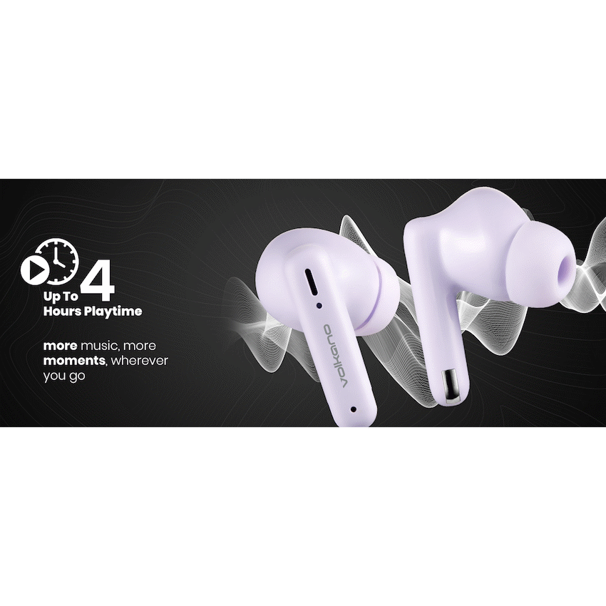 Volkano Jupiter Series TWS Earphones - Pastel Purple - image 15