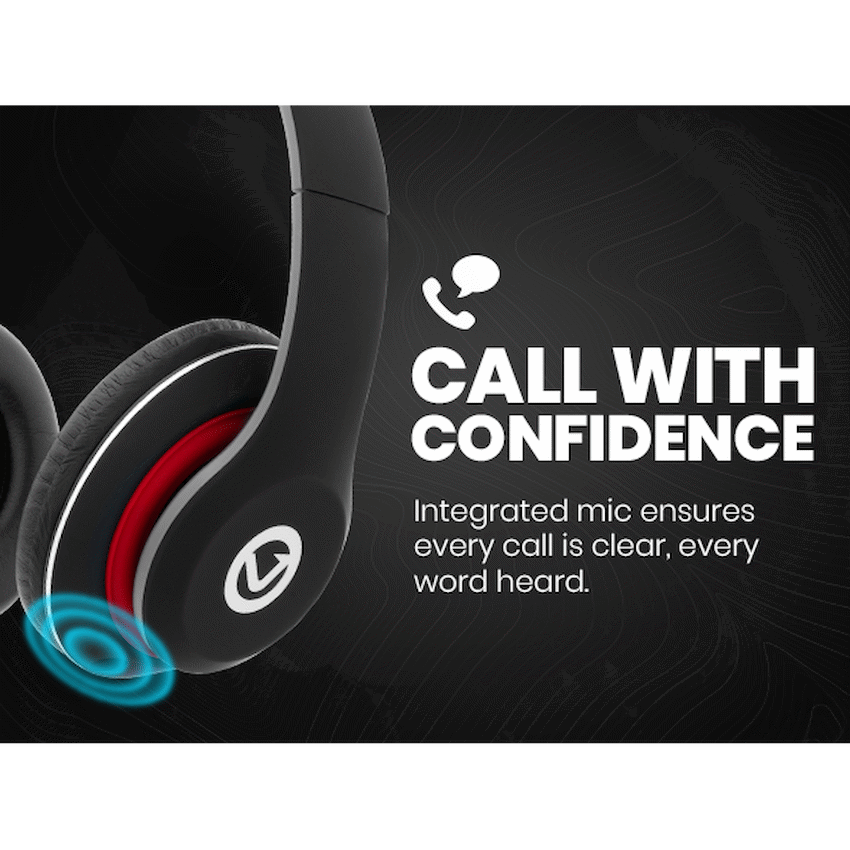 Volkano Falcon Headphones with Microphone - Black - image 15