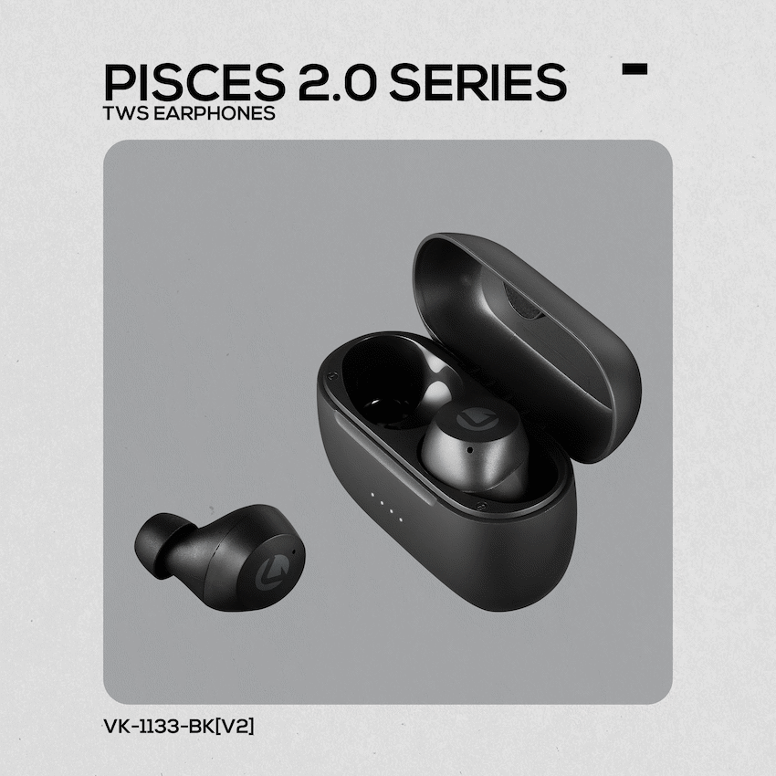 Volkano Pisces 2.0 Series TWS Earphones - Black - image 15