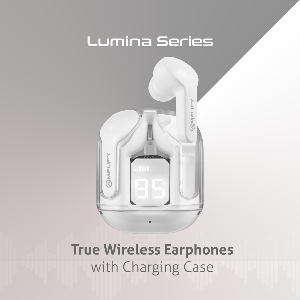 Amplify Lumina Series TWS Earphones - White