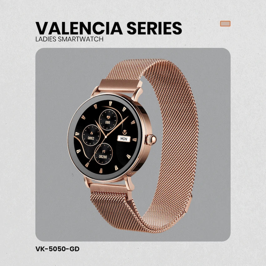 Volkano Valencia Series Ladies Smart Watch - Rose Gold - image 15
