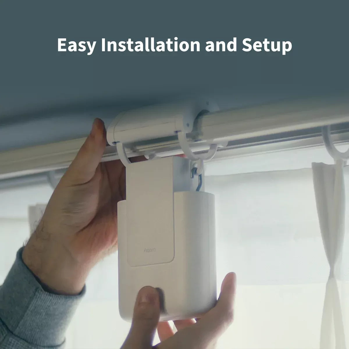 Aqara E1 Smart Curtain Driver Rod Version | CM-M01-ROD - image 4