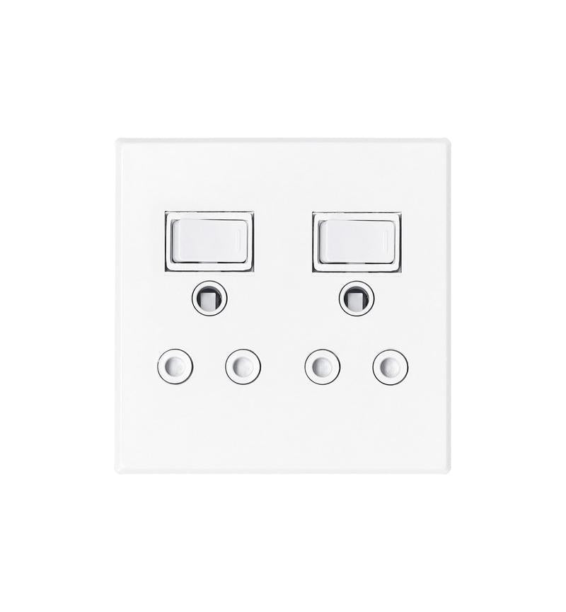 WALL SOCKET TWO SOCKET 4X4 - image 2