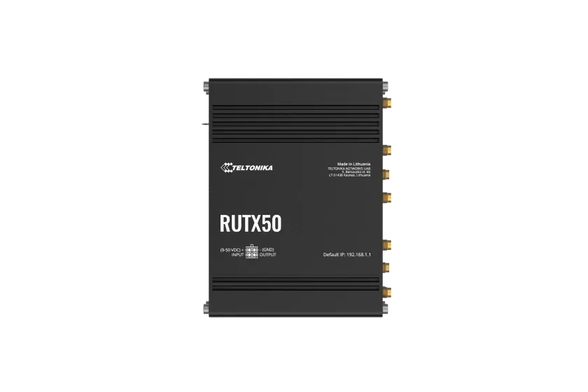 Teltonika Industrial 5G Router, Dual SIM | RUTX50