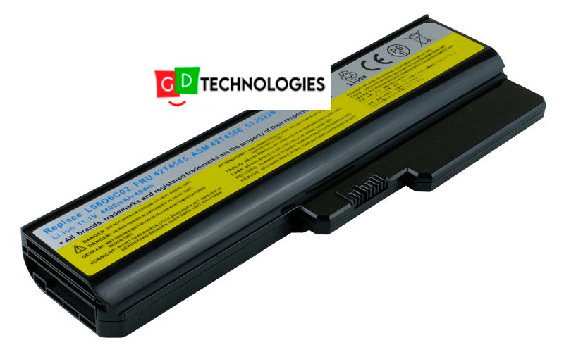 Lenovo 3000 Series N500 G430 11.1V 5200mAh/58Wh Replacement Battery