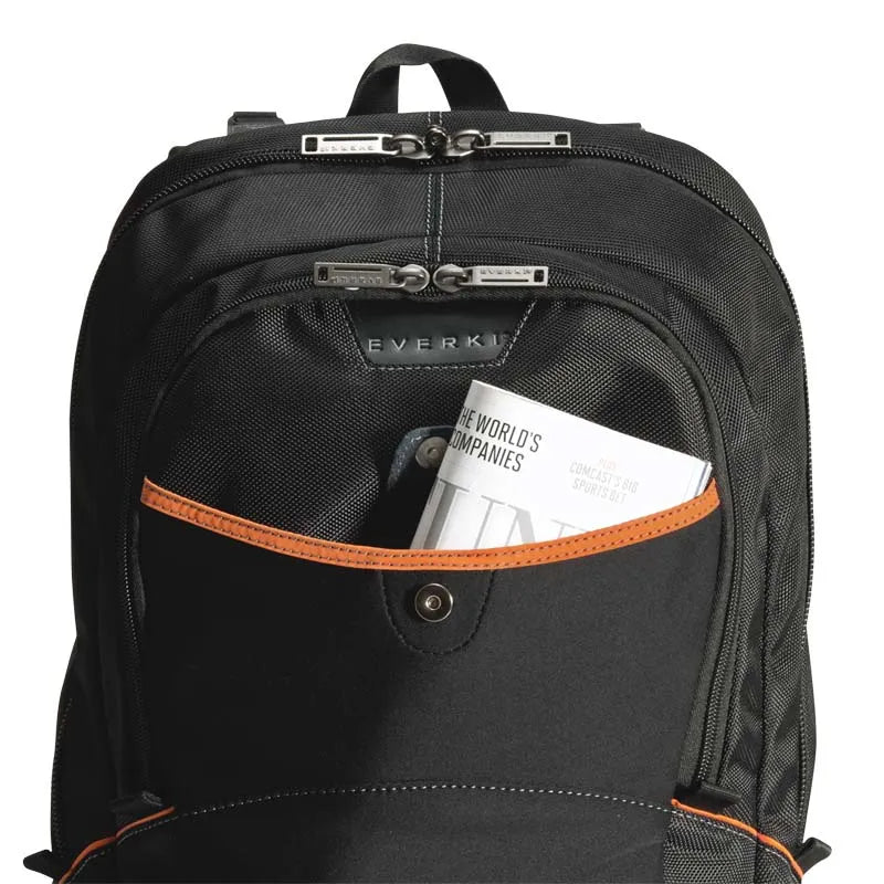 EVERKI GLIDE BACKPACK | Fits up to 17.3 inch laptops | Reflective strips | Hidden strap pocket | Corner guard protection - image 8