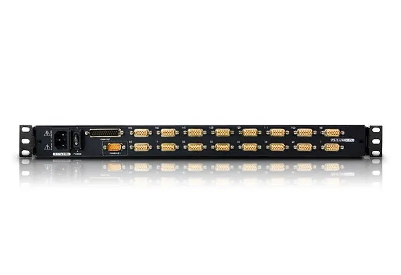 ATEN 16-Port 19'' VGA LCD Integrated USB/PS2 Combo KVM with an Extra Console port and USB peripheral support W/(USKB/SPKB)/W/(US - image 3