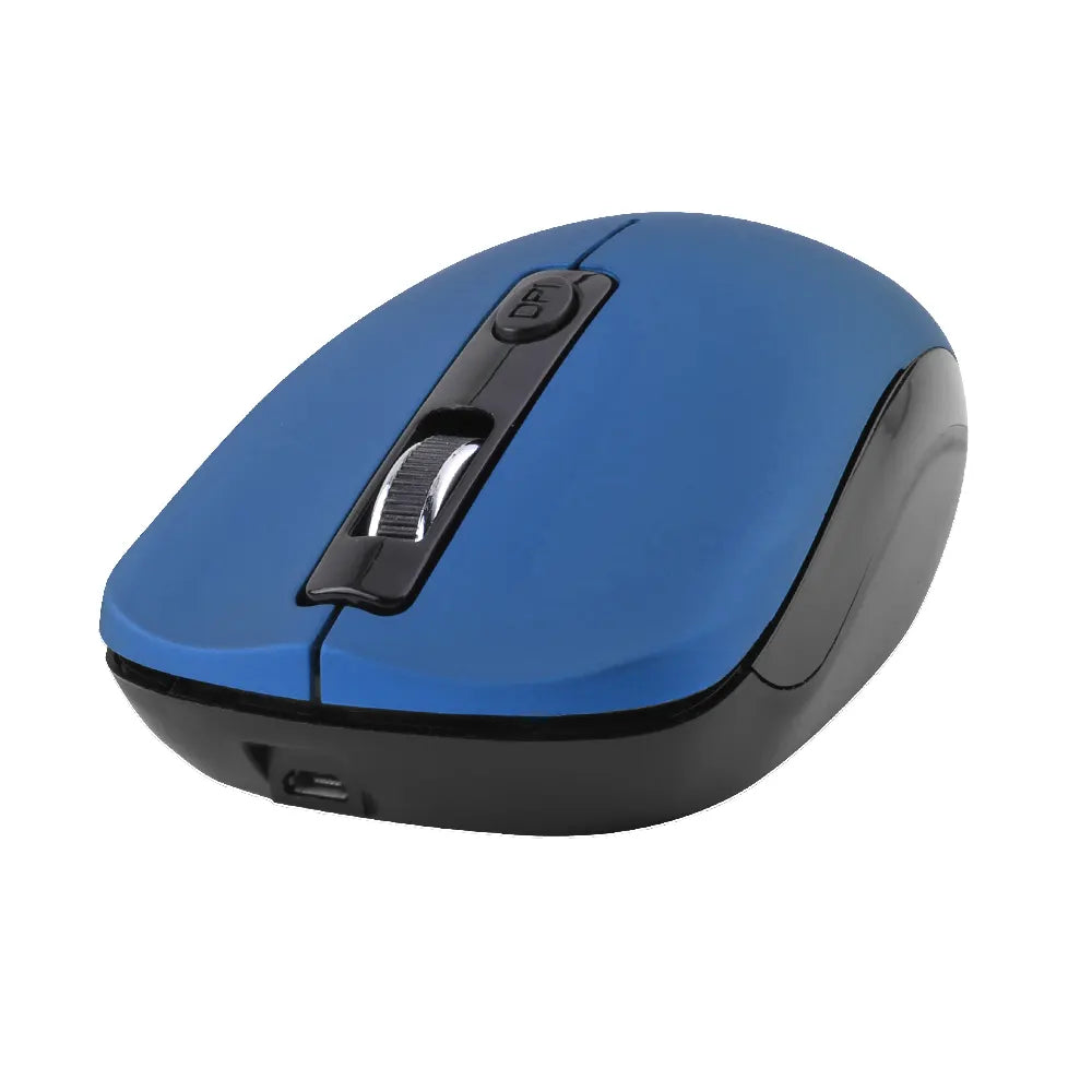 MW270 MOUSE WIRELESS 2.4GHZ RECHARGE BLUE