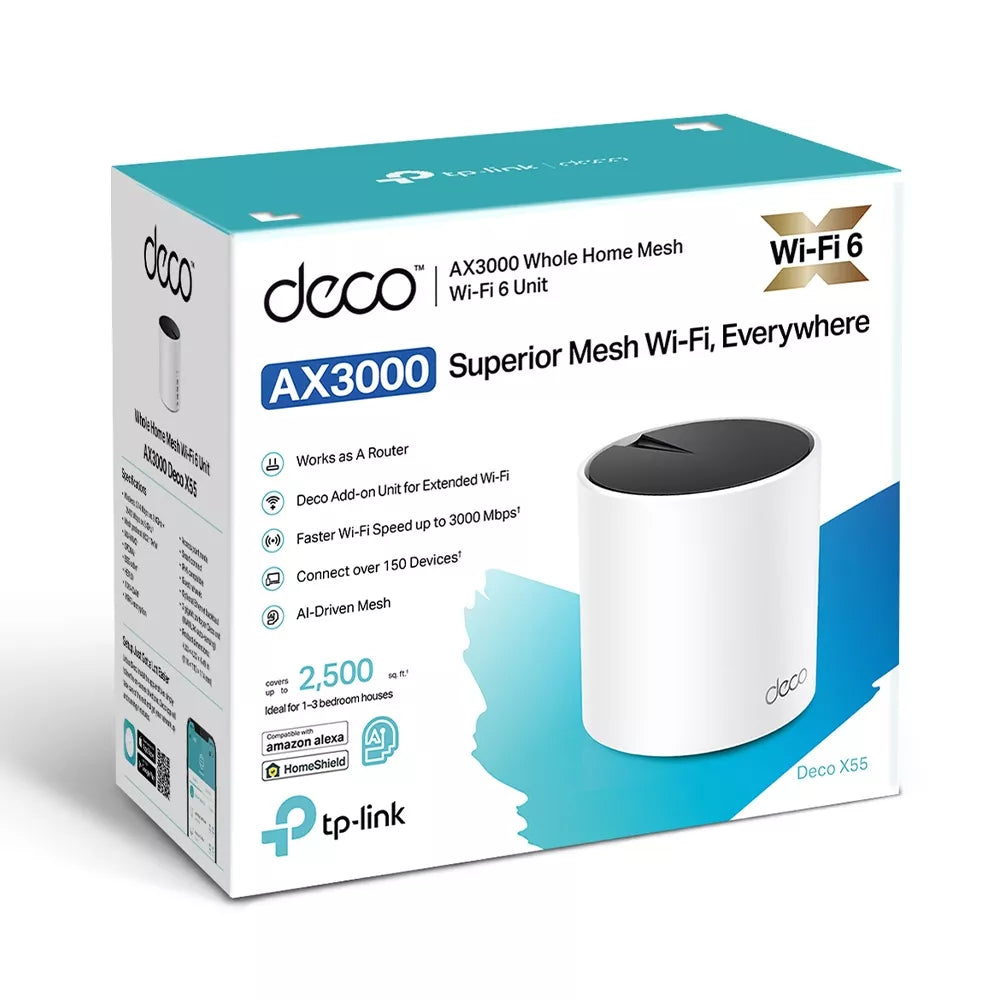 TP-Link Deco AX3000 Whole Home Mesh Wi-Fi 6 System (1 Pack) - image 3