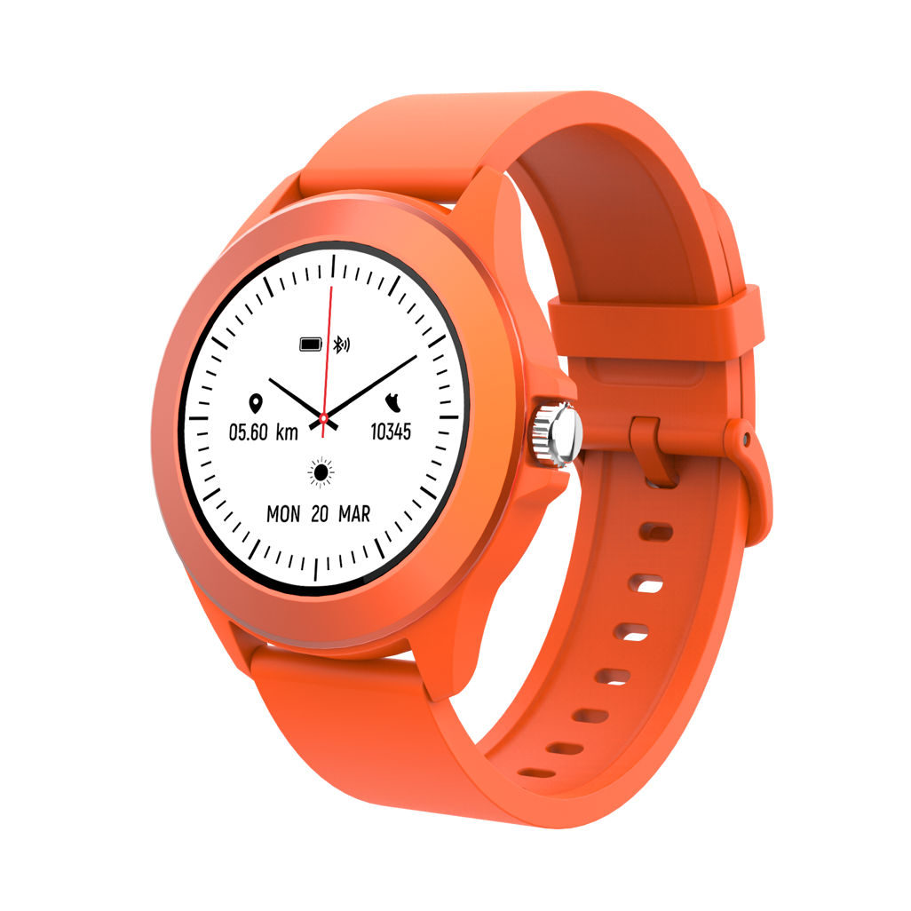 Volkano Splash Series Round Smartwatch - Orange