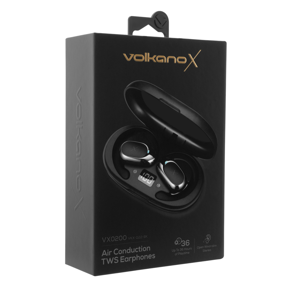 Volkano X VXO200 Open Wearable Stereo Earphones  - Black