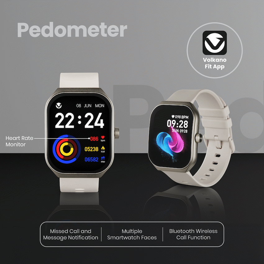 Volkano Spirit Series Smart Watch - Starlight Silver - image 16
