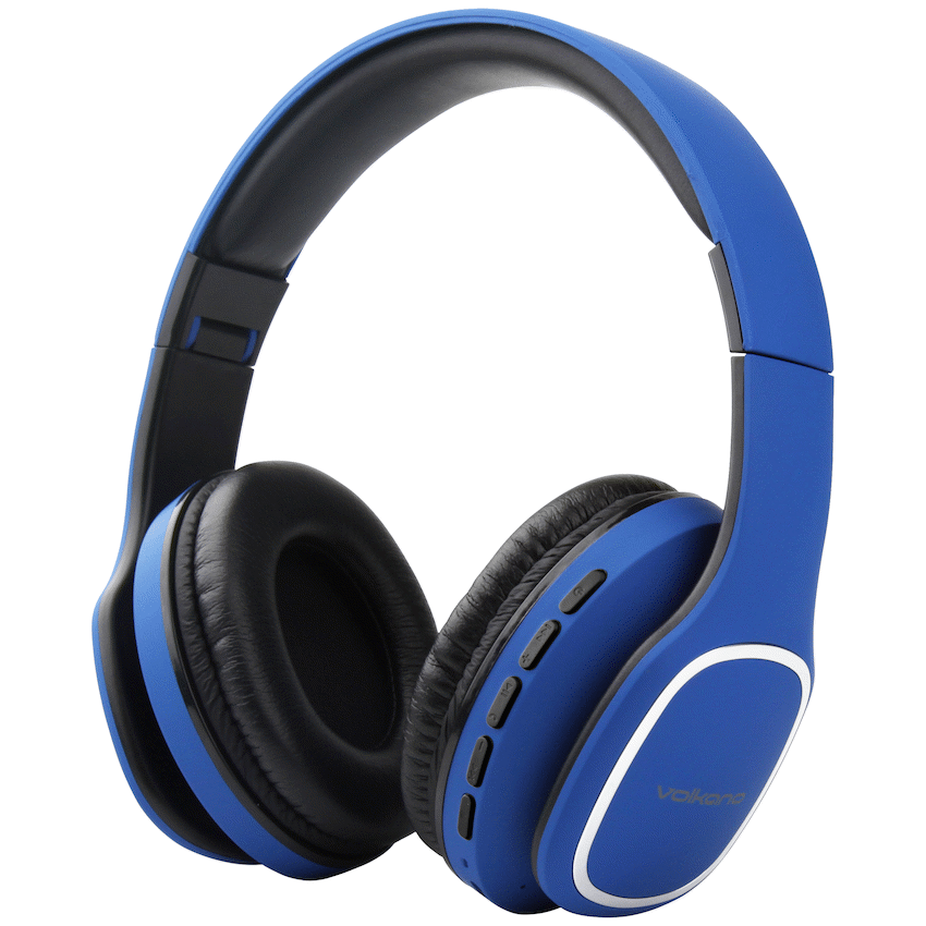 Volkano Phonic Series Bluetooth Full Size Headphones - Blue - image 16