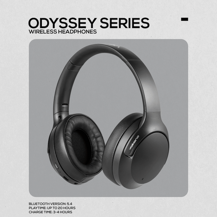 Volkano Odyssey ANC Bluetooth Wireless Headphone - Black - image 16